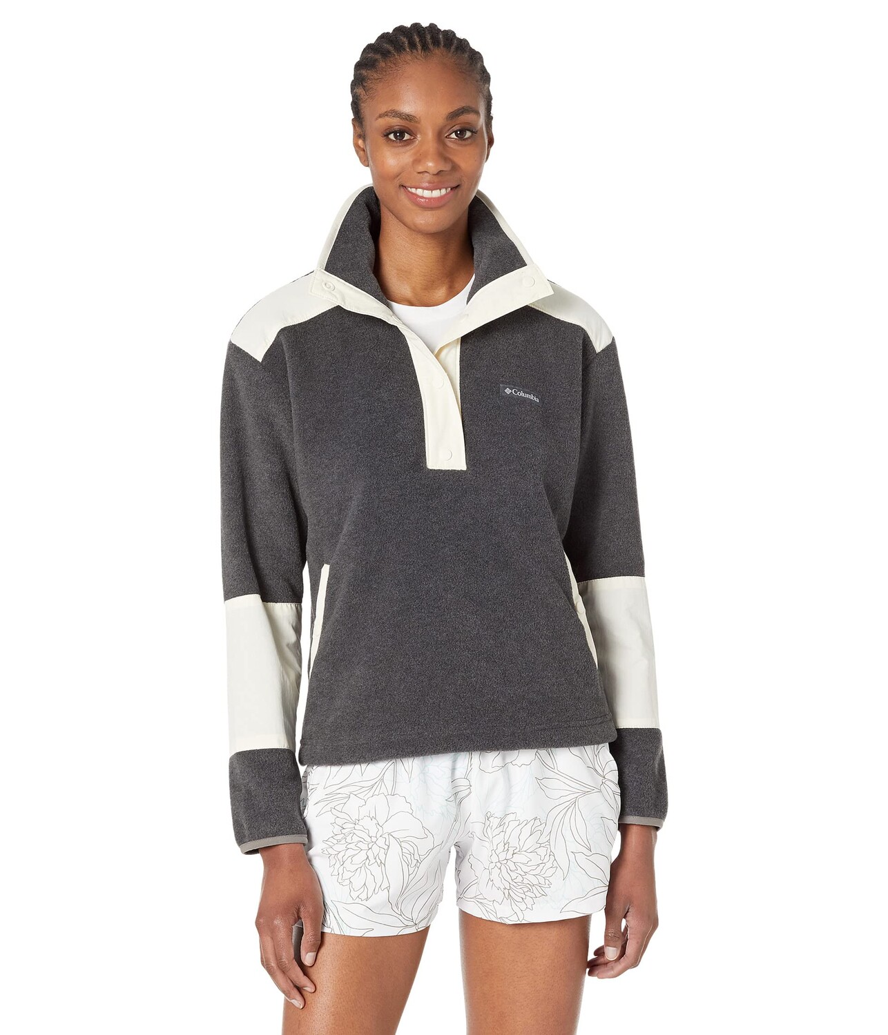 

Пуловер Columbia, Benton Springs Crop Pullover, Серый, Пуловер Columbia, Benton Springs Crop Pullover