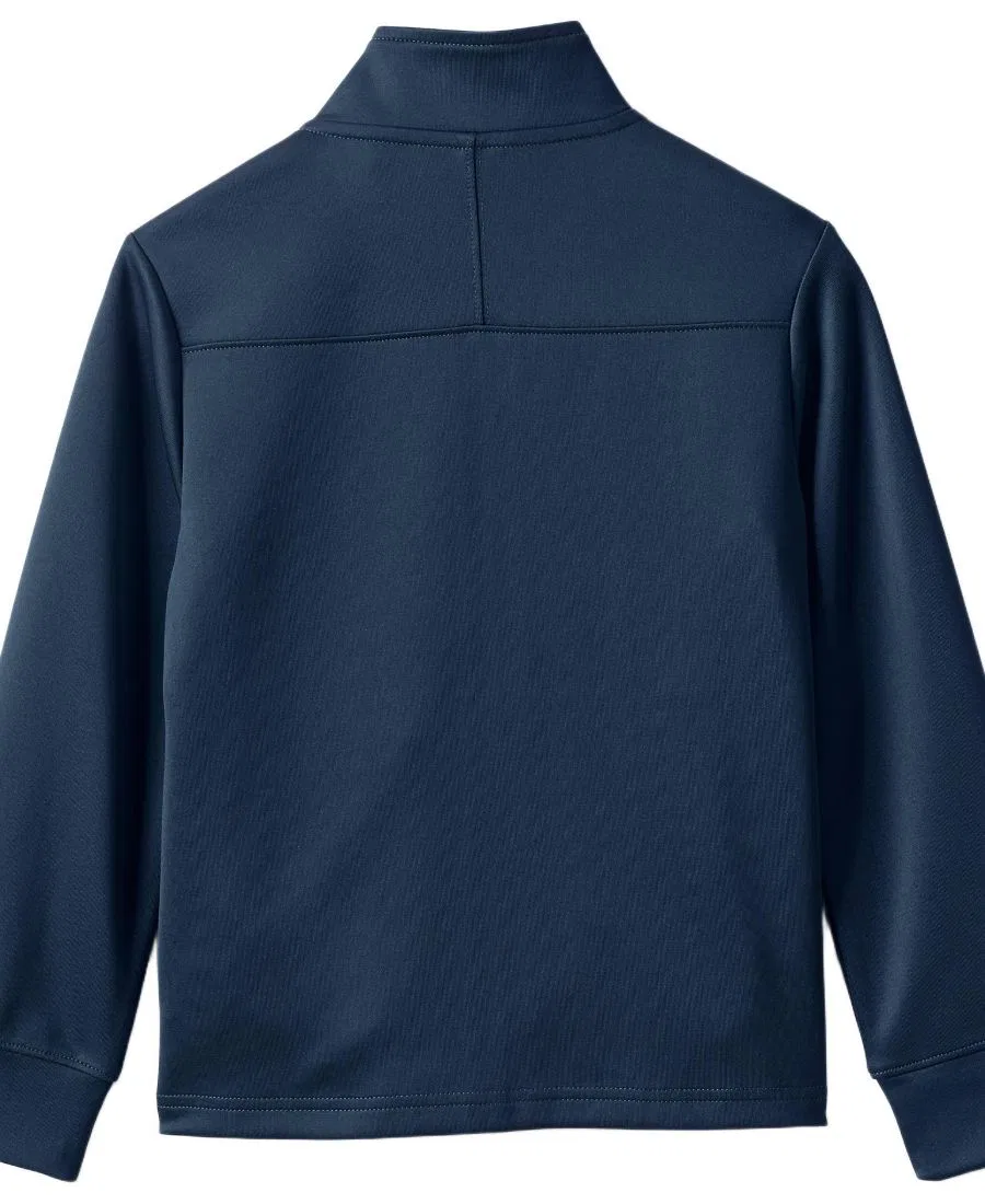 Детская спортивная куртка с молнией Active Performance Full Zip Lands' End, Classic Navy — фото 3