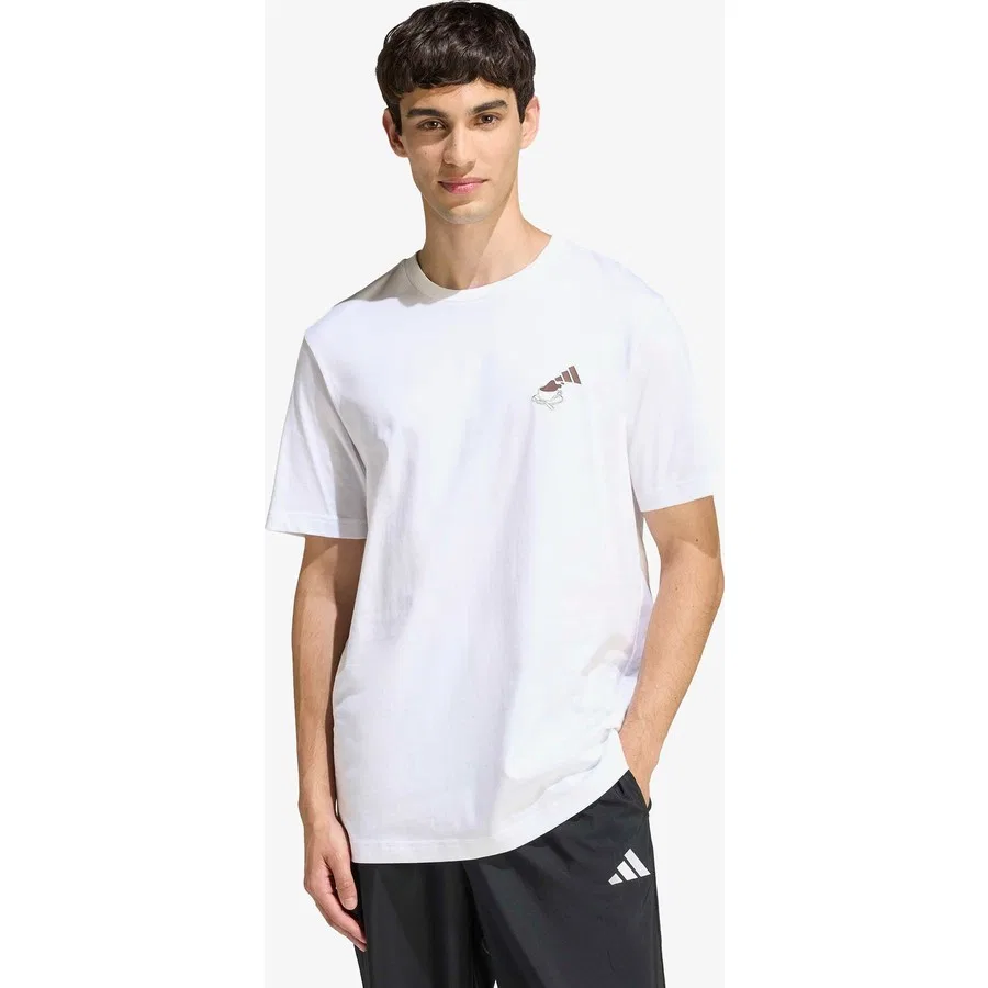 Футболка с принтом Cheesecake adidas, Белый
