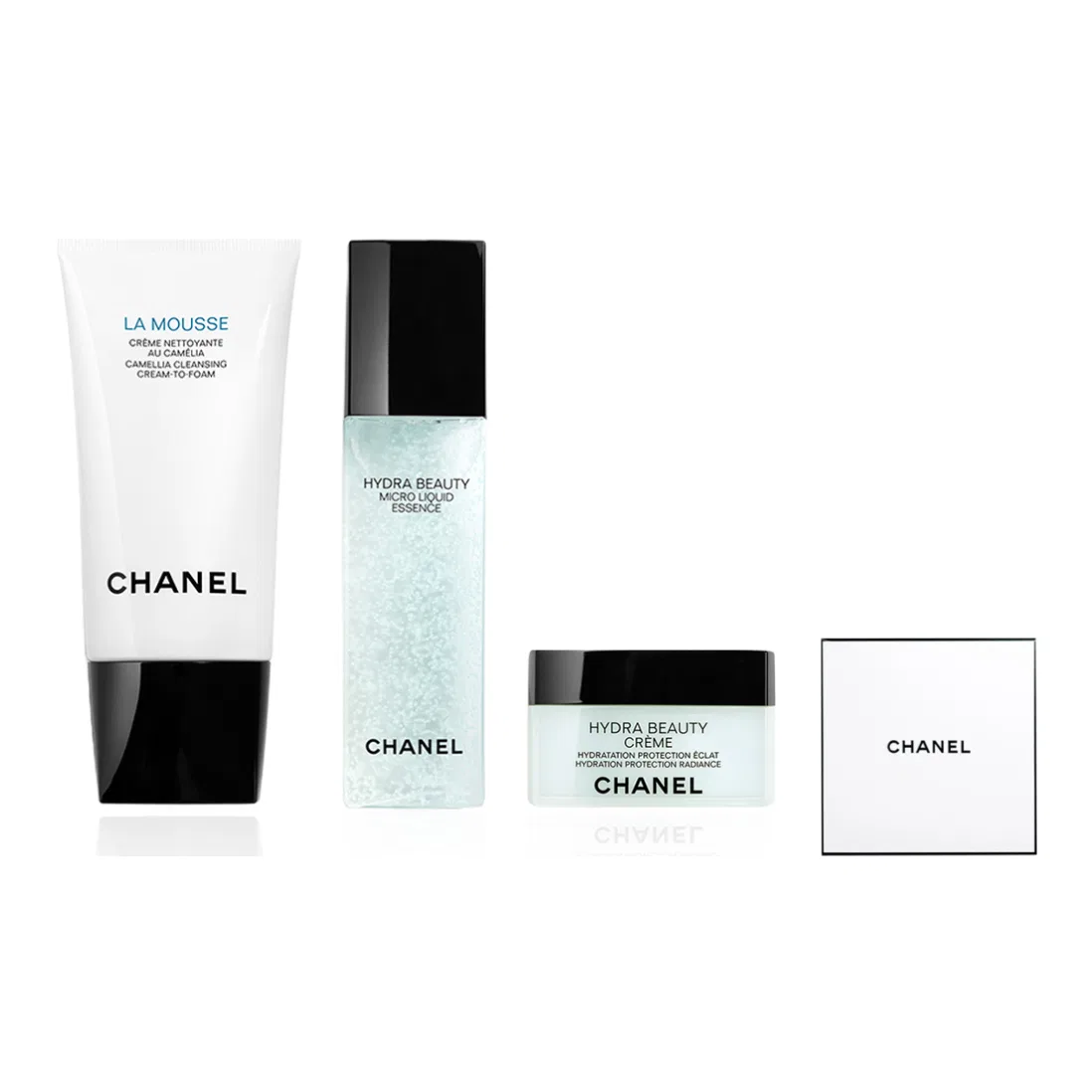 Женский набор для ухода за кожей с камелией CHANEL Camellia Celebrity Set, Black