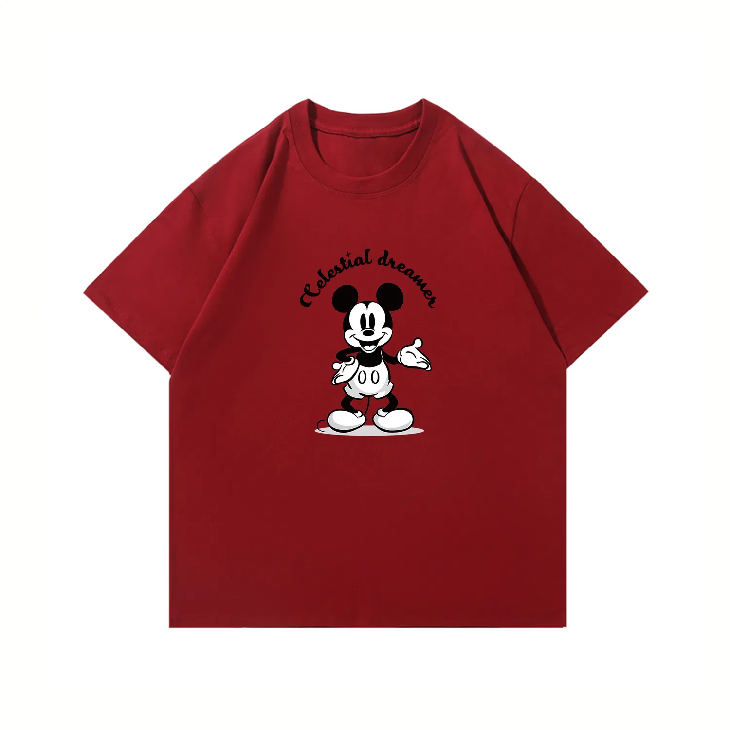 Футболка с круглым вырезом для детей, Disney, Burgundy