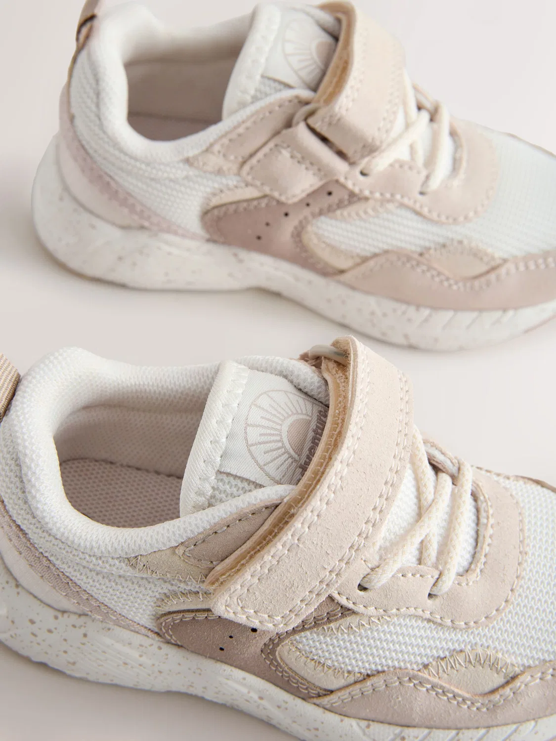 Кроссовки повседневные, Neutral, Elastic Lace Touch Fasten Trainers Next, нейтральный — фото 3