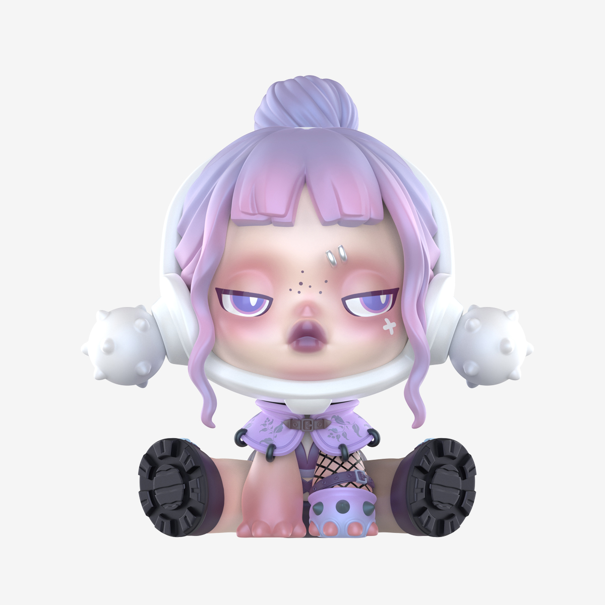 

Фигурка Pop Mart Skullpanda City of Night Series - Naughty Bodyguard