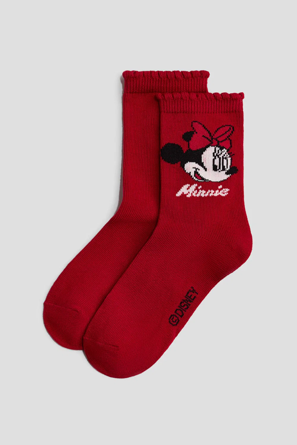 Набор из 5 носков с рисунком H&M, Rot/Minnie Maus — фото 2