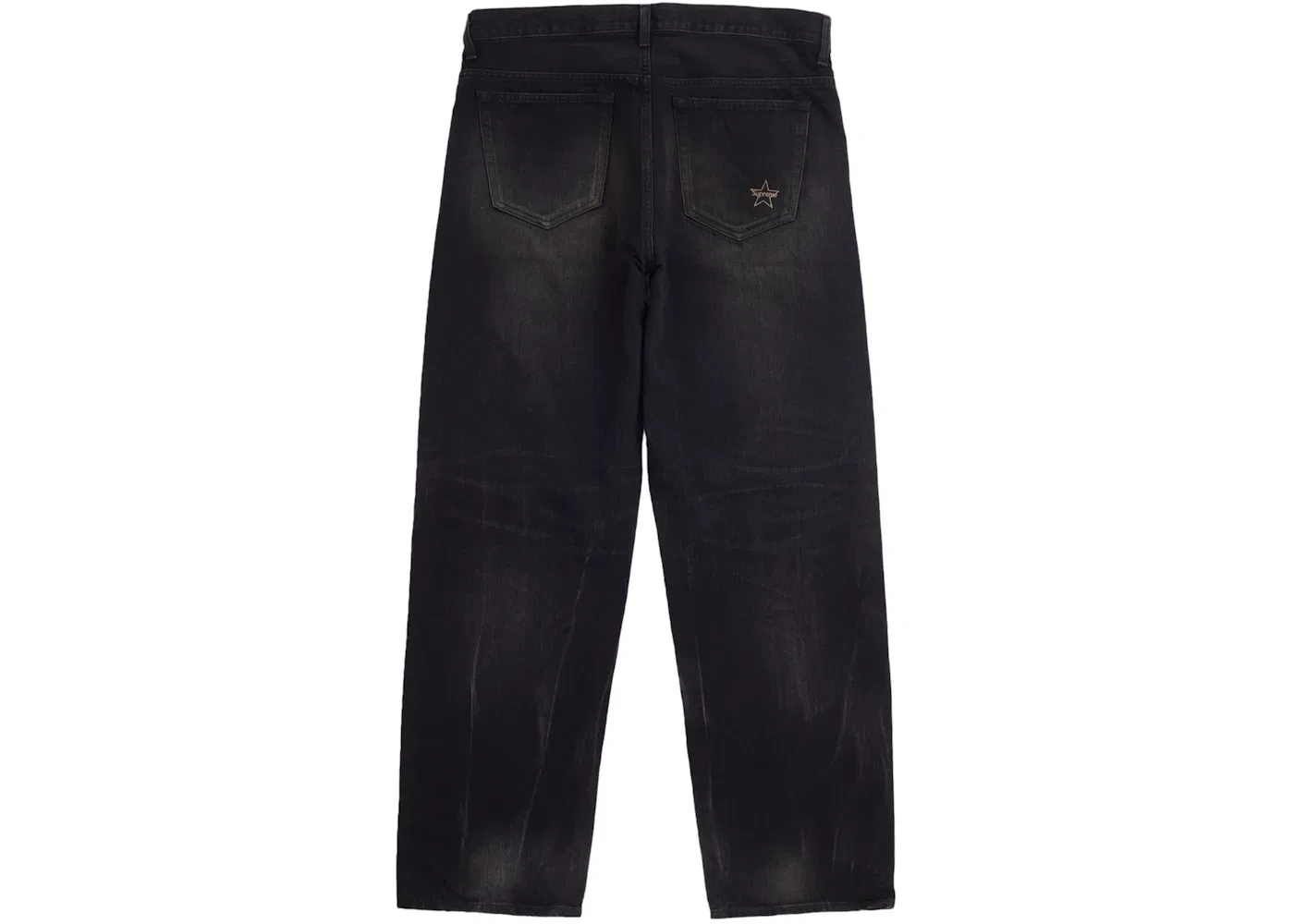 Мужские джинсы свободного кроя Supreme, Distressed Loose Fit Selvedge Jean, Washed Black — фото 2