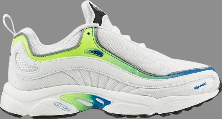 

Кроссовки daytona dmx mu 'white cobalt lime' Reebok, белый