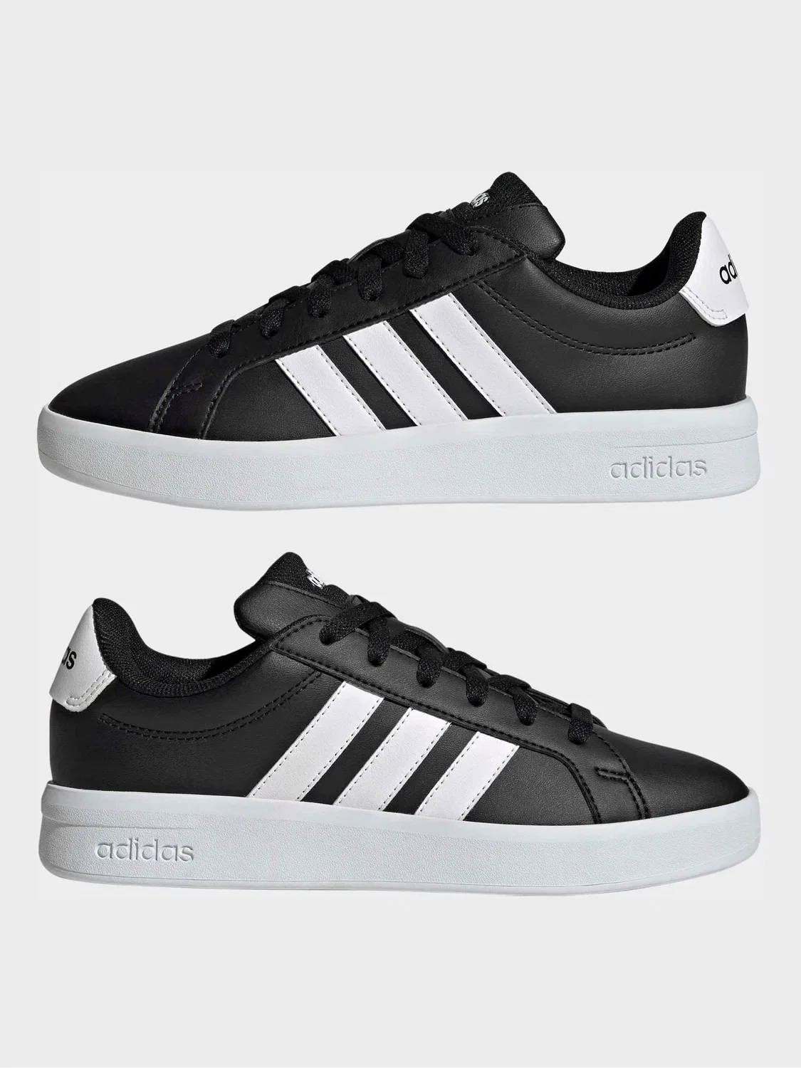 Кроссовки Grand Court 3.0 adidas, Black/White — фото 2