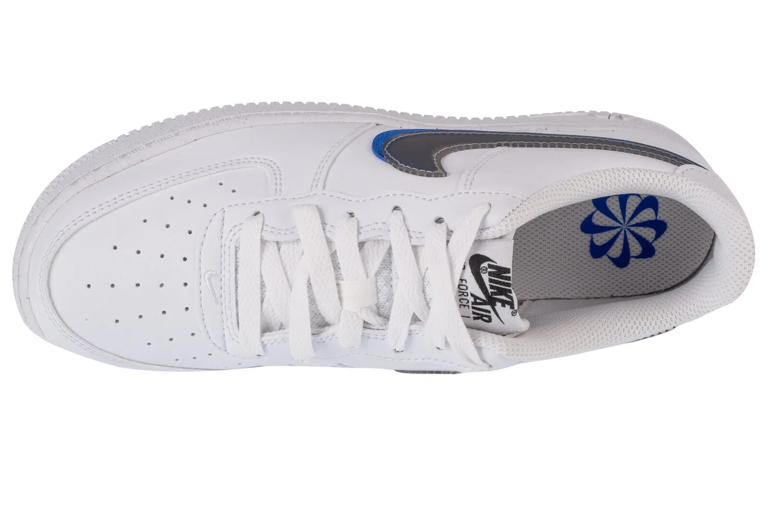Детские кроссовки для мальчиков Nike Air Force 1 Impact Nn Gs, Weiss Grau — фото 3