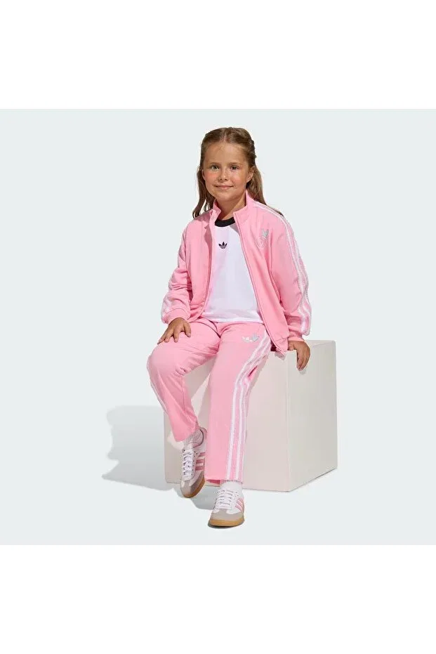 Детский спортивный комплект для девочек Firebird ts Adidas, Pink — фото 4