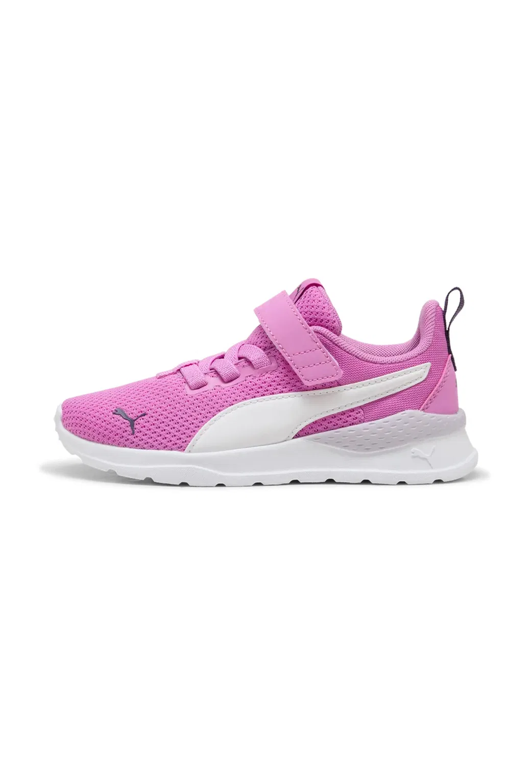 Детские кроссовки из дышащей сетки Anzarun Lite AC PS Puma, Rosa Weiss Konigliches Lila — фото 2