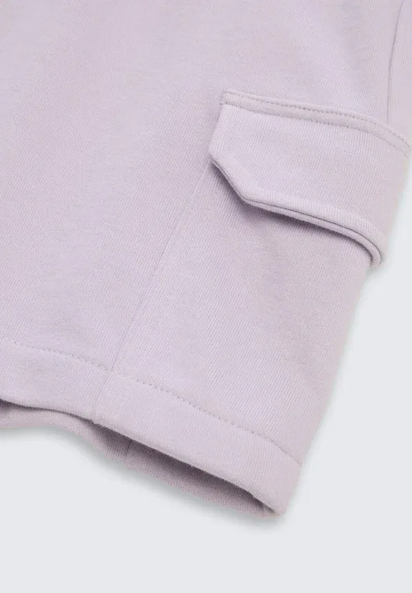 Шорты хлопковые cargo sweat-shorts Tom Tailor, Cool Lilac, сиреневый — фото 3