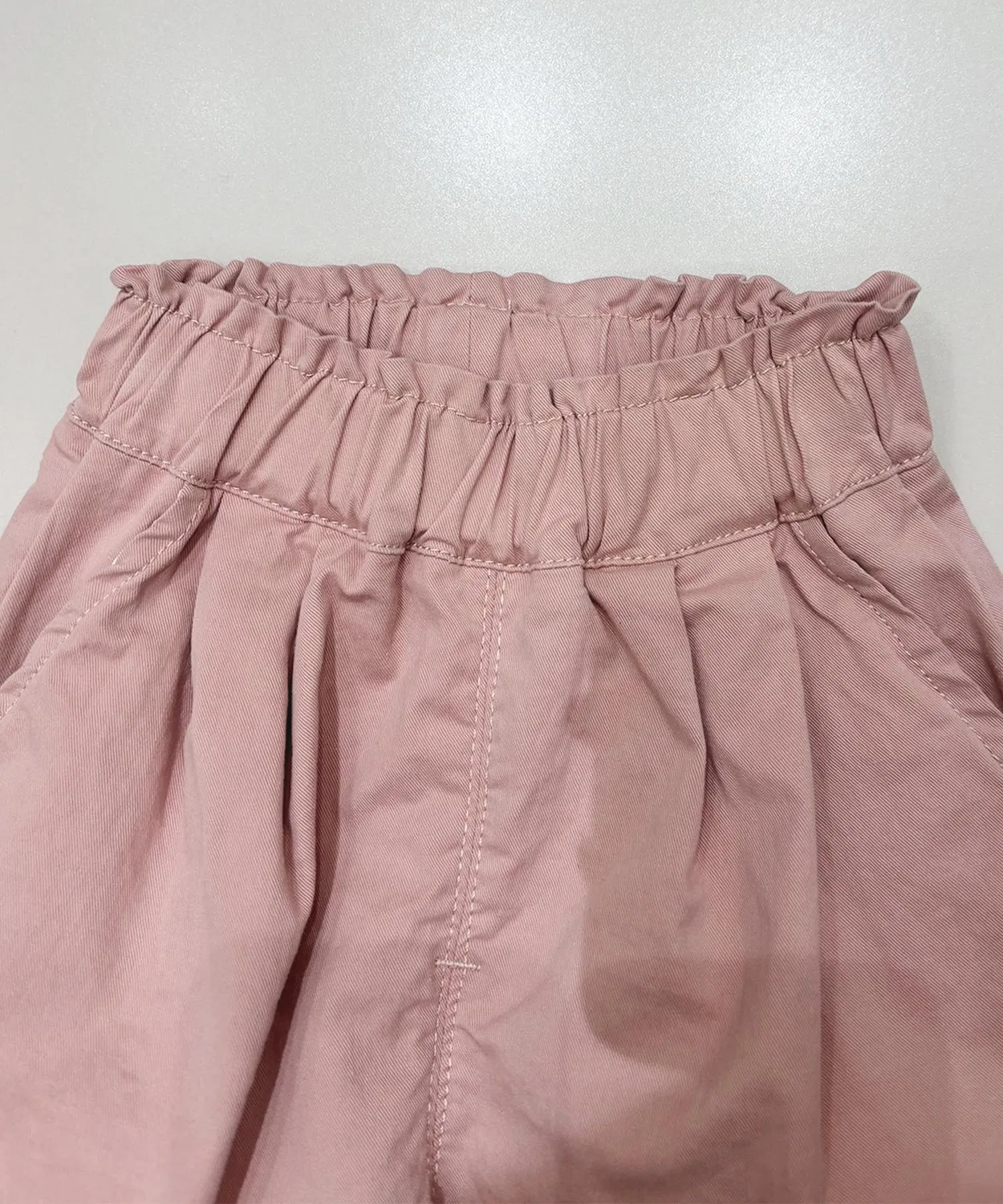 Детские шорты с кружевом по низу, модель aimoha, Pink — фото 4