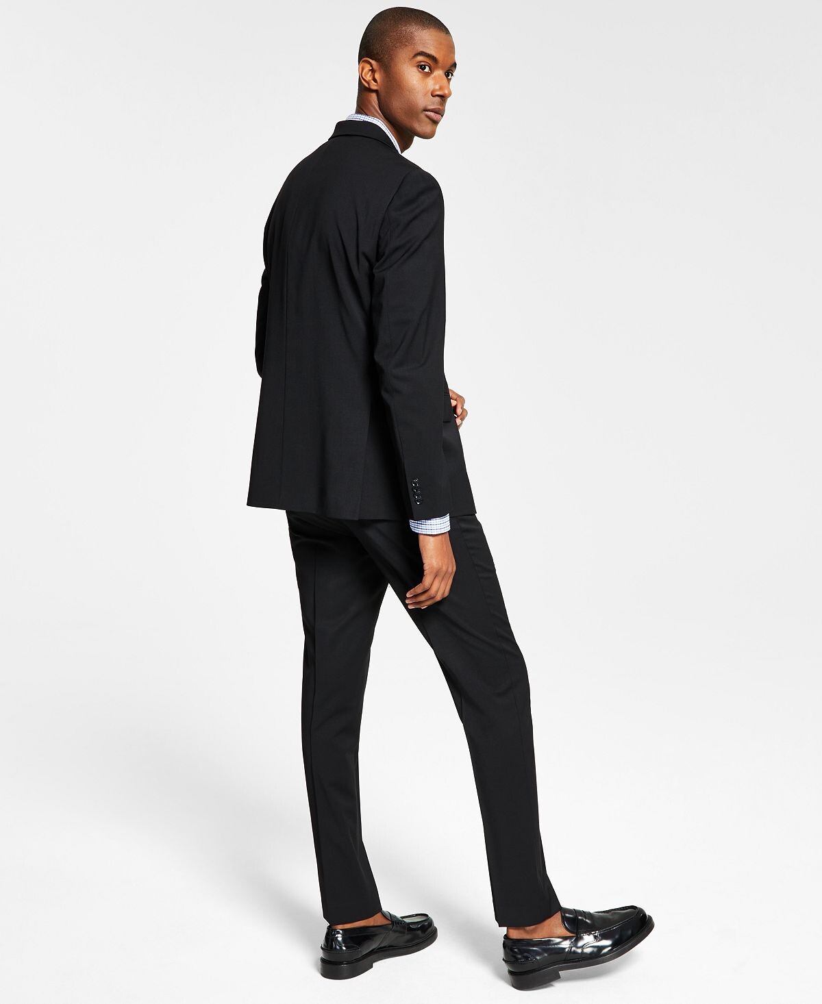 Мужской костюм modern-fit th flex stretch solid, разделяет Tommy Hilfiger, черный — фото 3