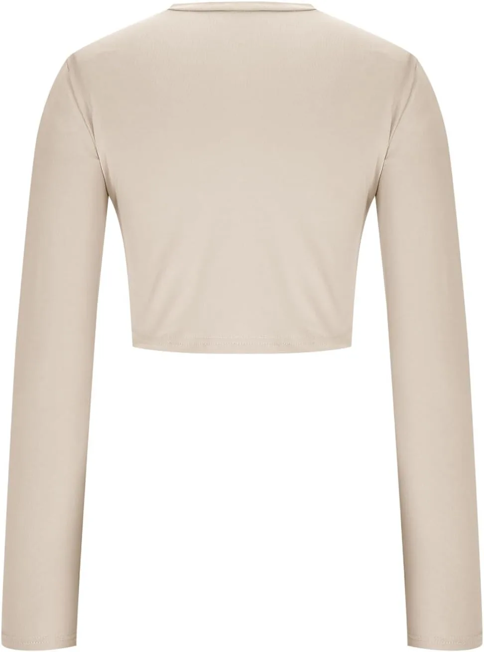 Футболка с длинным рукавом для женщин, лето 2025, Slim Fit — фото 2