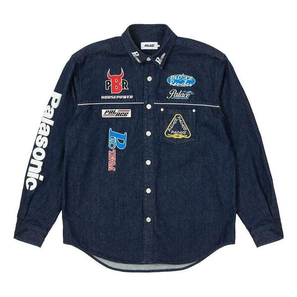 

Рубашка fw22 rodeo shirt 'navy' Palace, синий