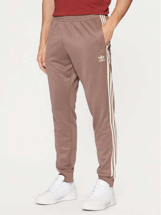 

Спортивные брюки узкого кроя Adidas, бежевый