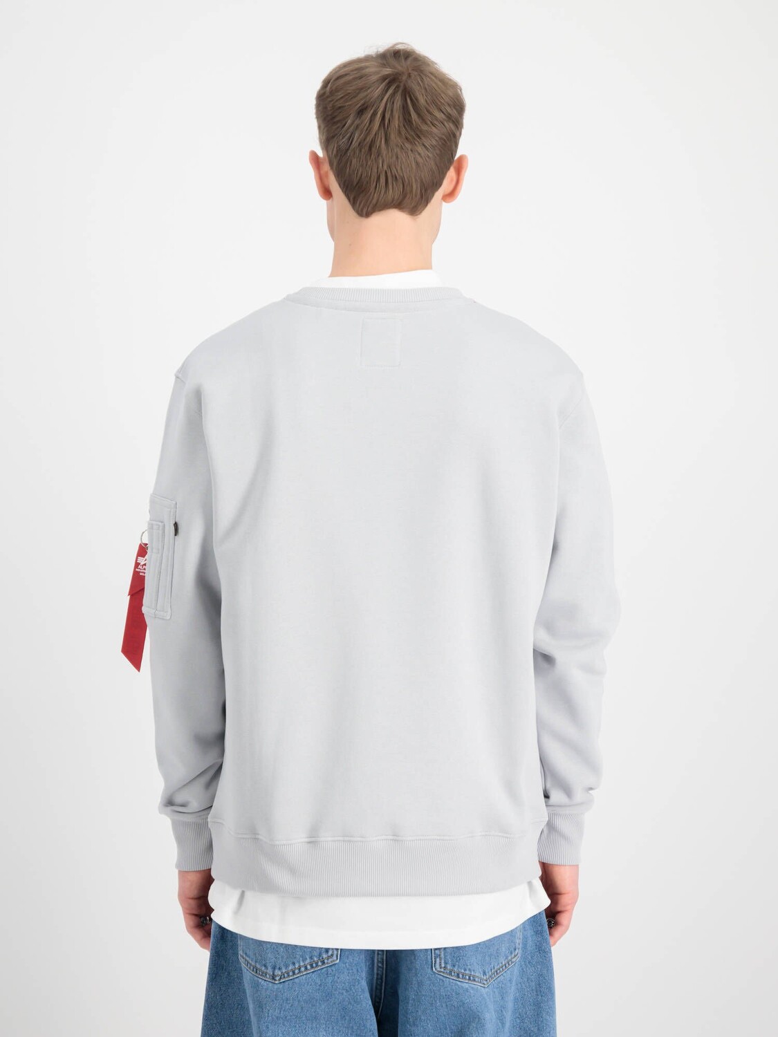 

Кофты альфа рп свитер Alpha Industries, серый