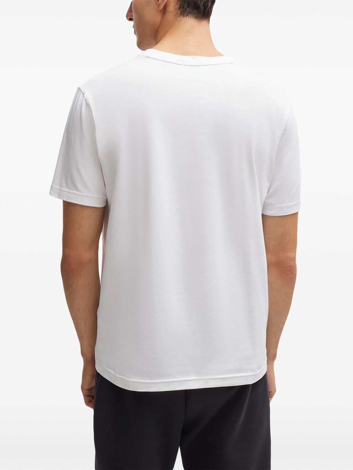 

Мужская футболка Hugo Boss Tee 6 с коротким рукавом и рисунком, белый