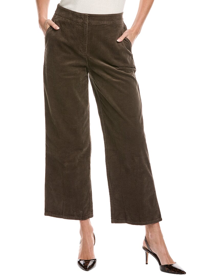 

Эйлин Фишер Пэтит Брюки-кюлоты из вельвета Eileen Fisher, коричневый