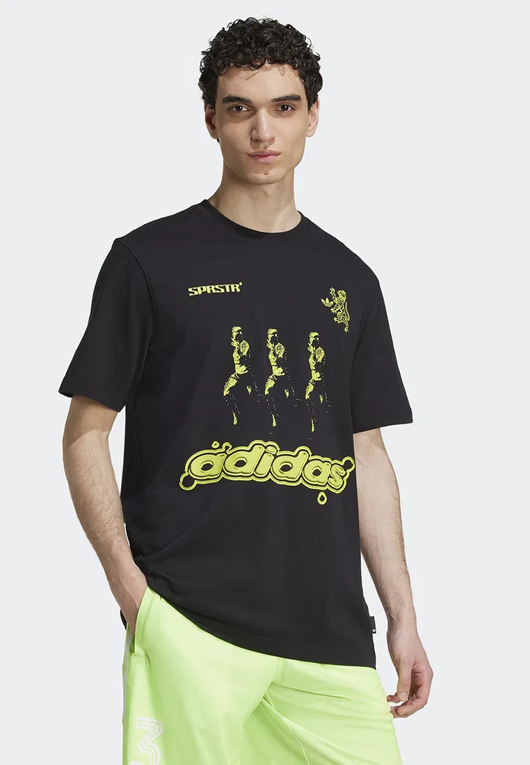 Футболка, серия Trefoil, Regular, Adidas, черный