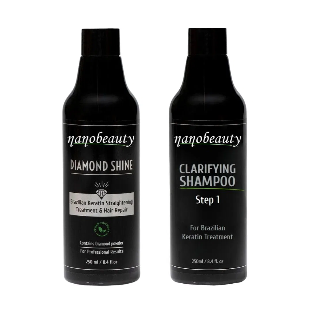 Набор для кератинового выпрямления волос Nanobeauty Brazilian Keratin Nanobeauty