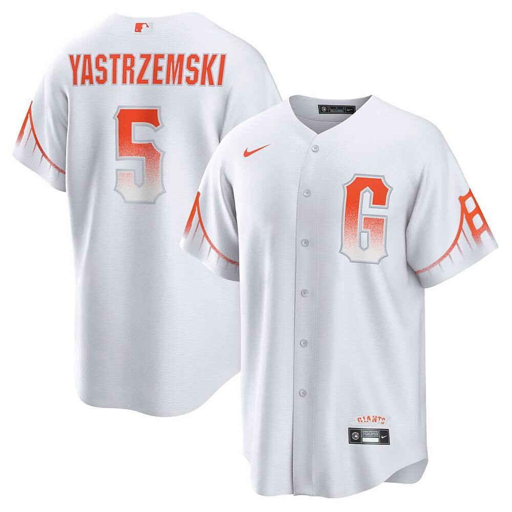 

Мужская белая майка Nike Mike Yastrzemski San Francisco Giants City Connect Replica Player, цвет Gnt White