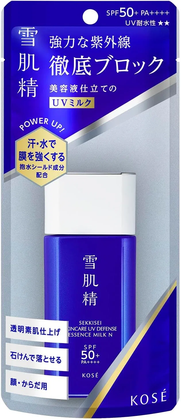 Солнцезащитное молочко SEKKISEI SPF50+ PA++++ 60 г белый — фото 3