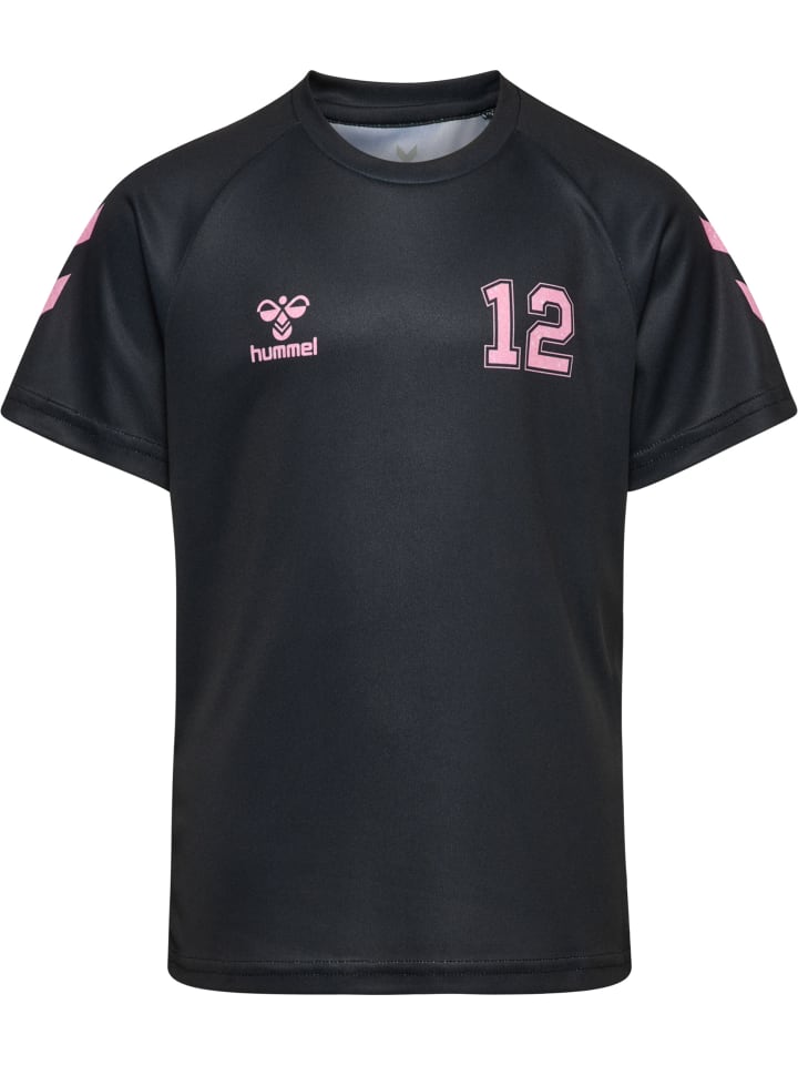 

Hummel Детская футболка Hmlshimmer в цвете ЧЕРНЫЙ/СВАДЕБНАЯ РОЗА