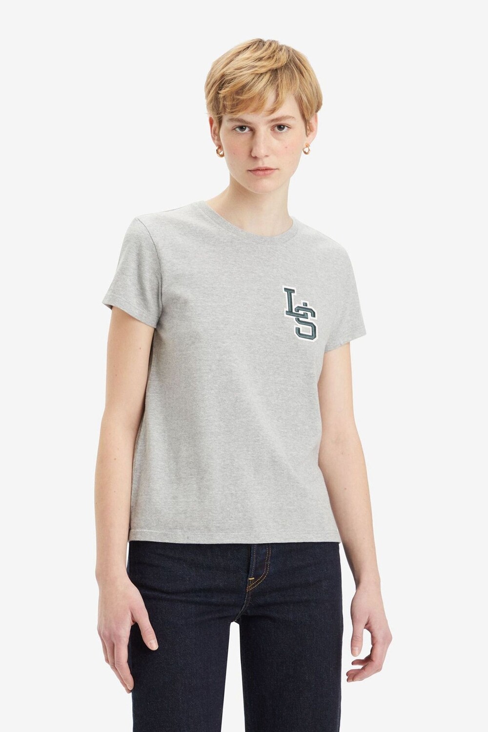 

100% хлопок идеальная футболка Levi'S, серый