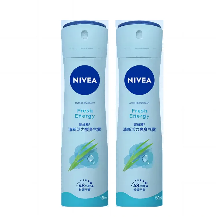 NIVEA Освежающий антиперспирант-спрей для подмышек с охлаждающим эффектом, 150 мл, Black White Outstanding Antiperspirant Spray 150ml — фото 3