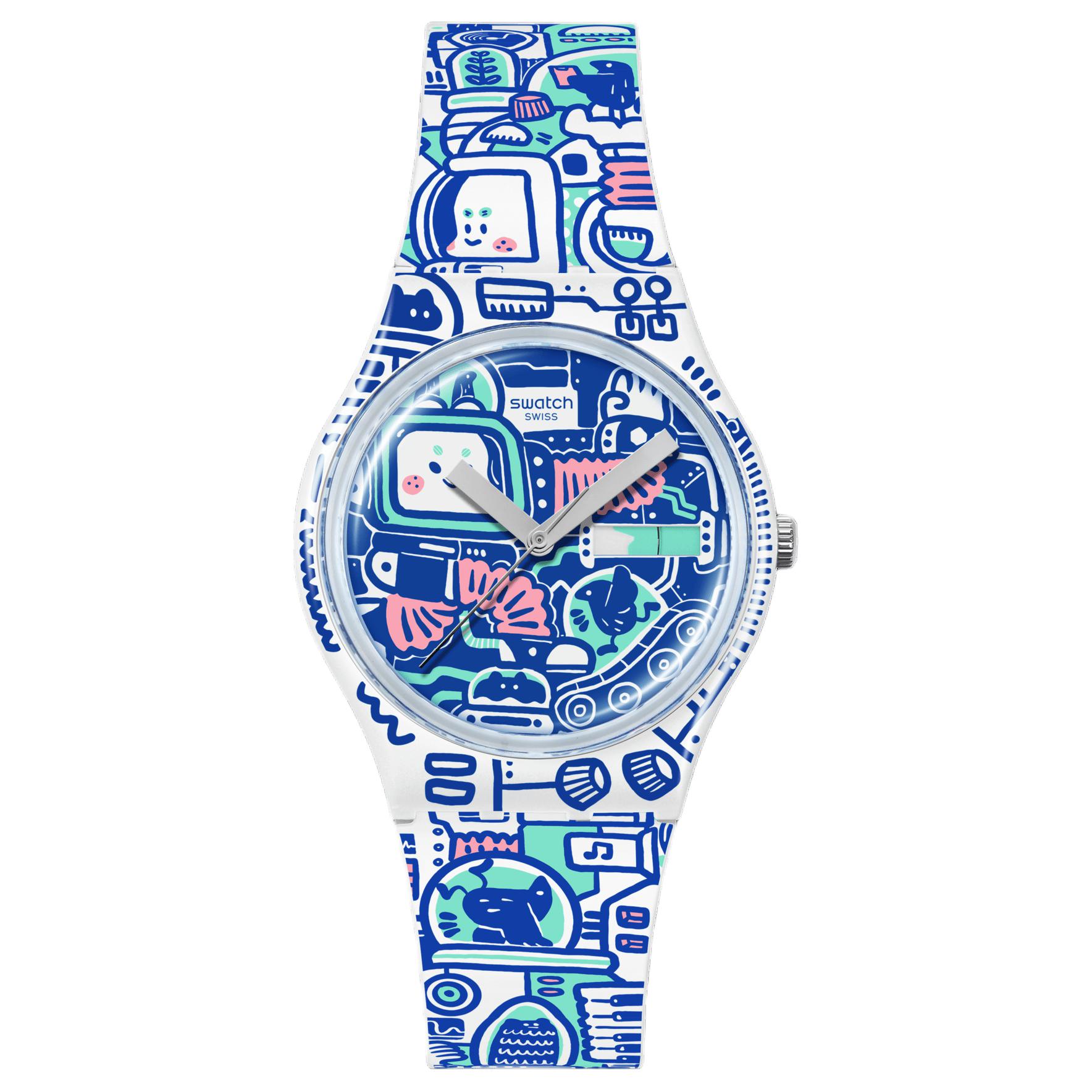 

SWATCH Часы Women's Watch, White Dial