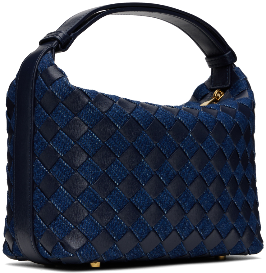Мини-сумка Wallace цвета сине-голубого цвета Bottega Veneta — фото 3