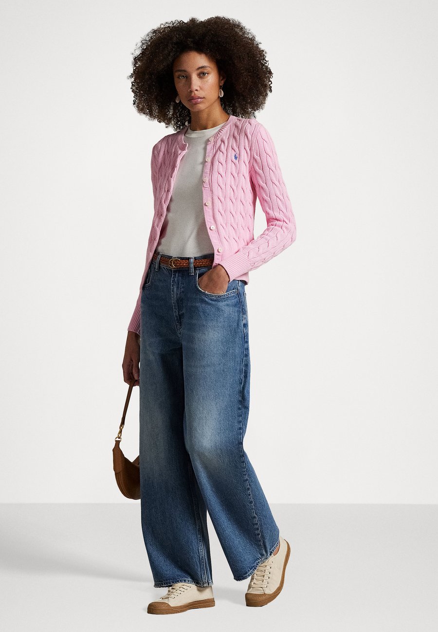 Кардиган Polo Ralph Lauren LONG SLEEVE CARDIGAN , Carmel Pink/Light Pink — фото 2