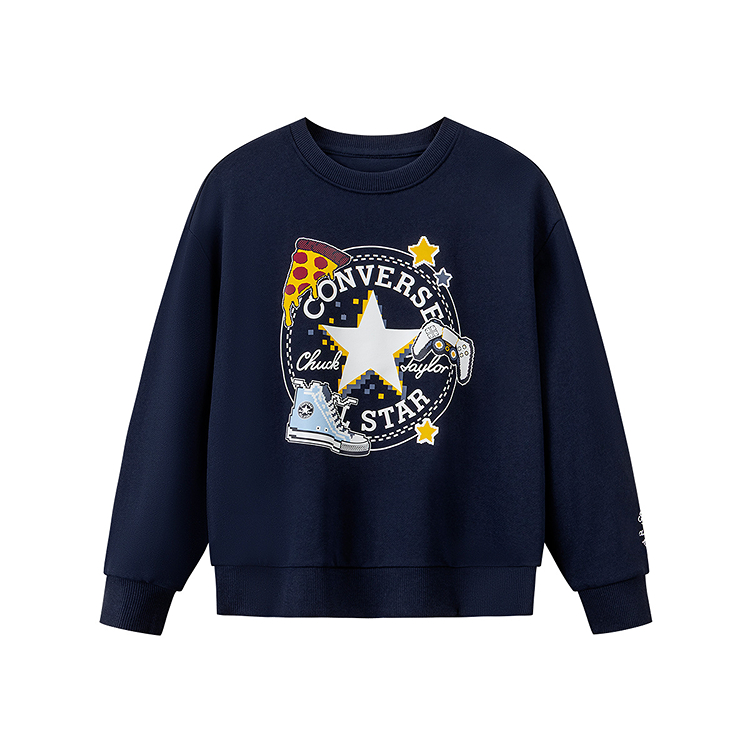 

Детский свитшот Converse, темно-синий