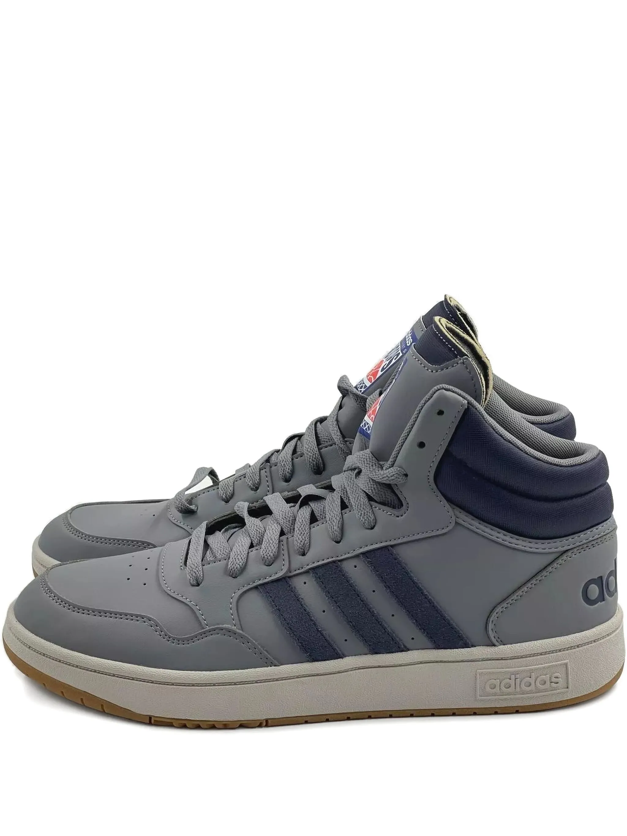 

Кроссовки Hoops 3.0 Shadow Navy/Grey Gum Adidas, серый