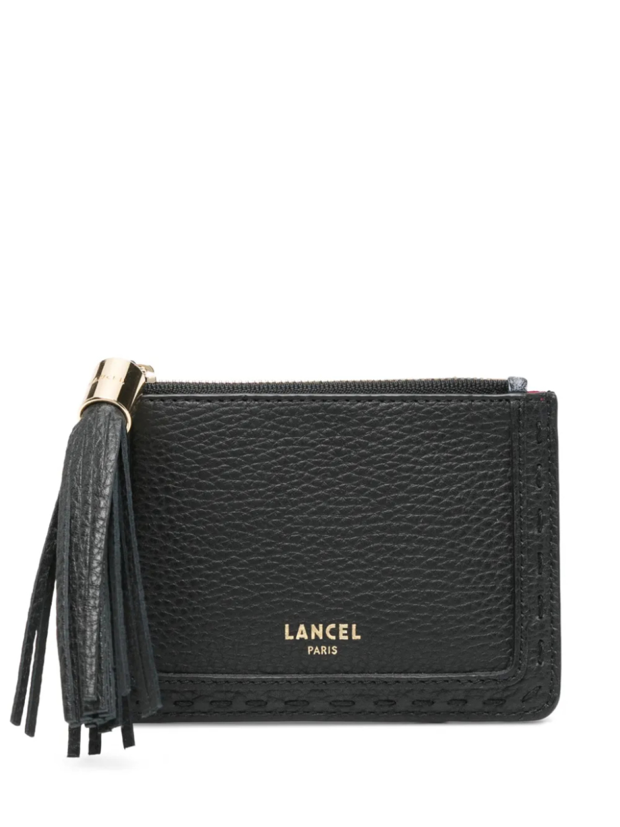 

Держатель для карточек L на молнии Lancel, черный