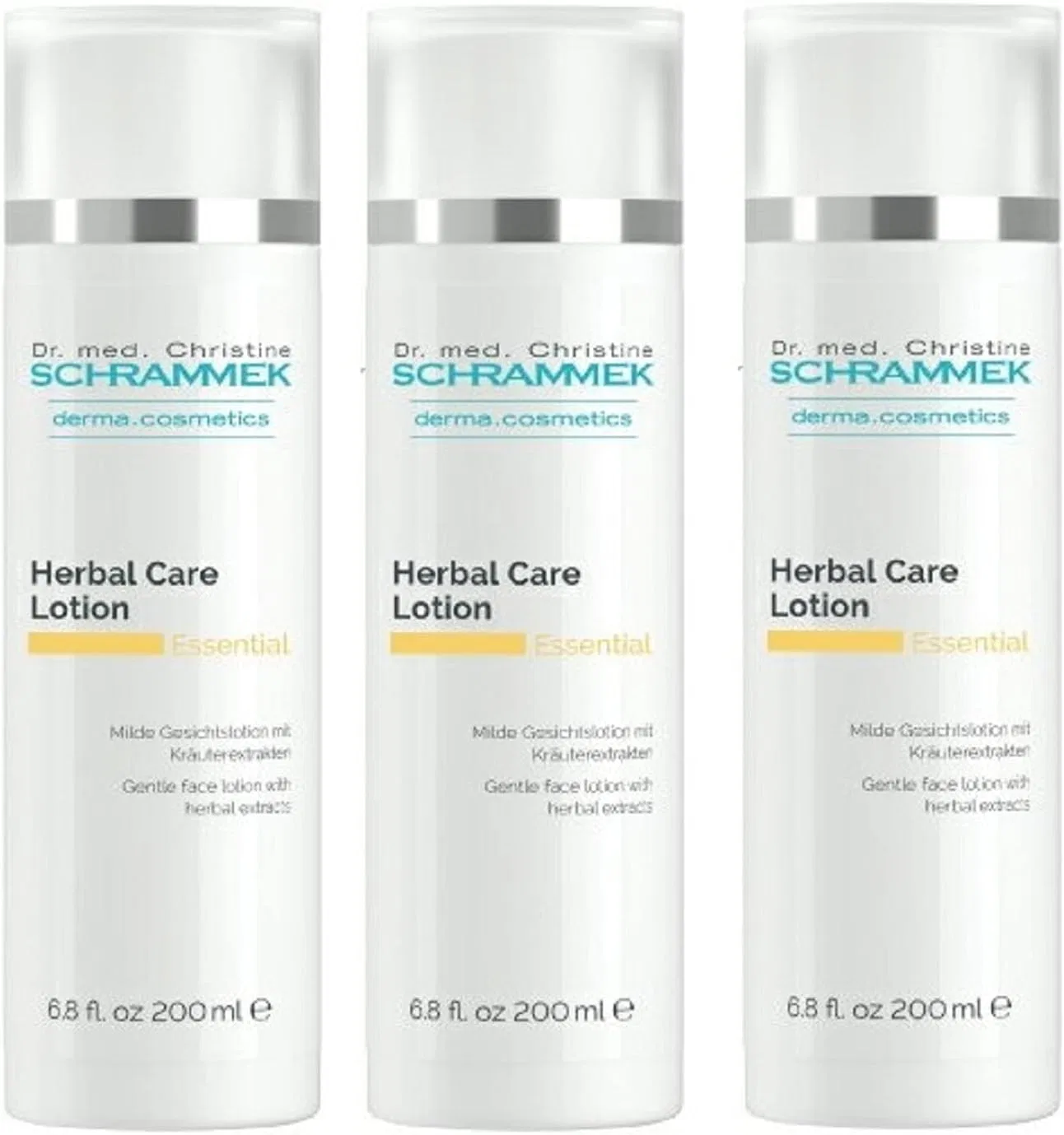 Лосьон увлажняющий Schramek Herbal Care Lotion, набор 3 шт., 200 мл — фото 2