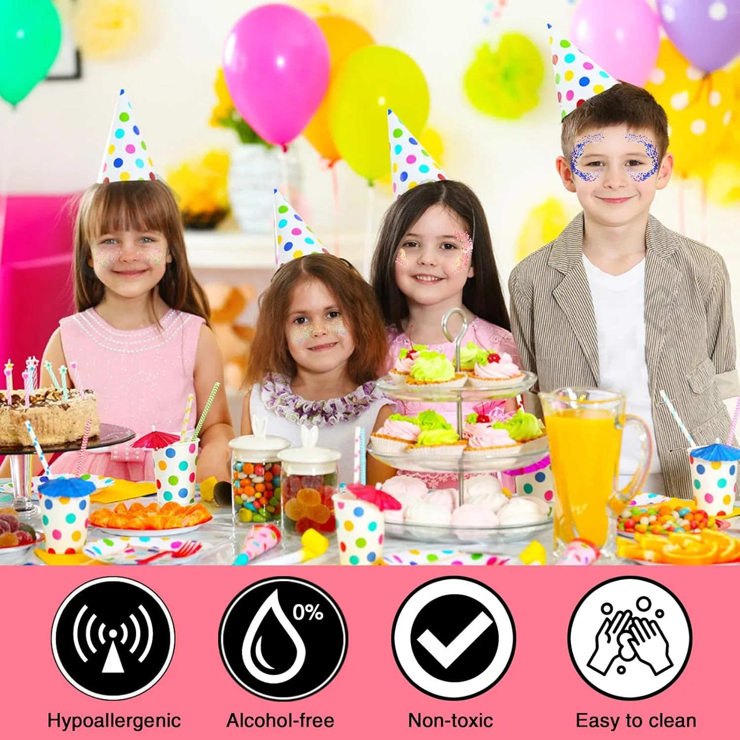 Гель с блестками для тела зеленый Yeweian 50 г — фото 3