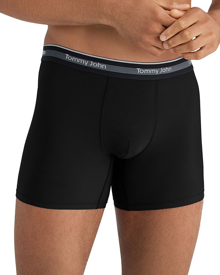 

Комфортные боксеры Micro Essentials 4", 3 шт. Tommy John, черный