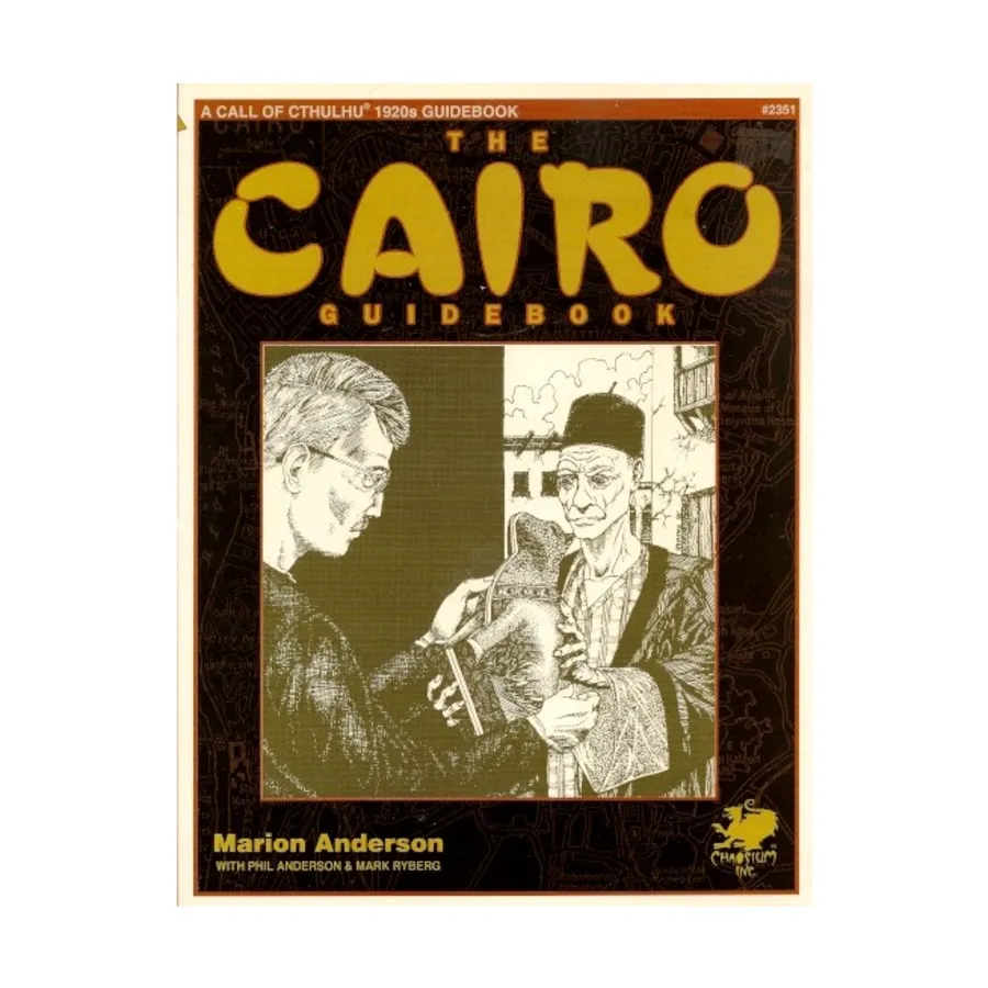 

Cairo Guidebook, Call of Cthulhu - Rule, Source & Supplement Books (Chaosium 1st-5.5 Editions), мягкая обложка