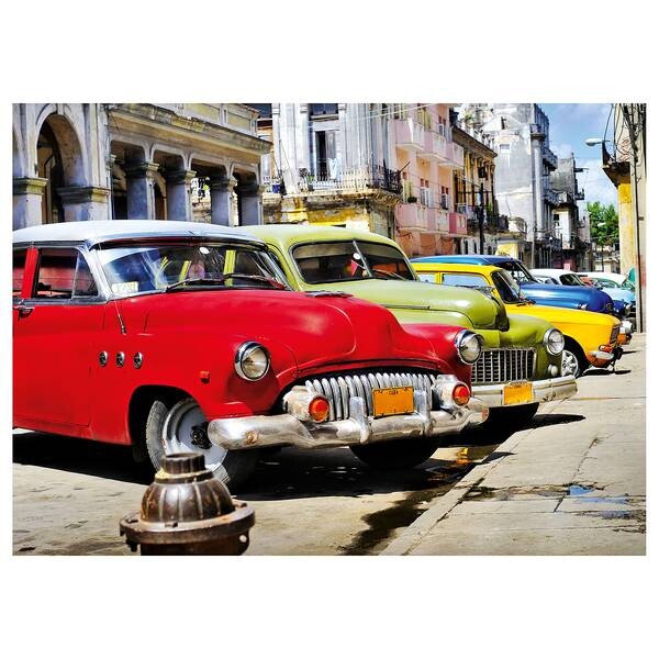

Картина на холсте A.S. Création Cuba Cars цвет mehrfarbig/rot