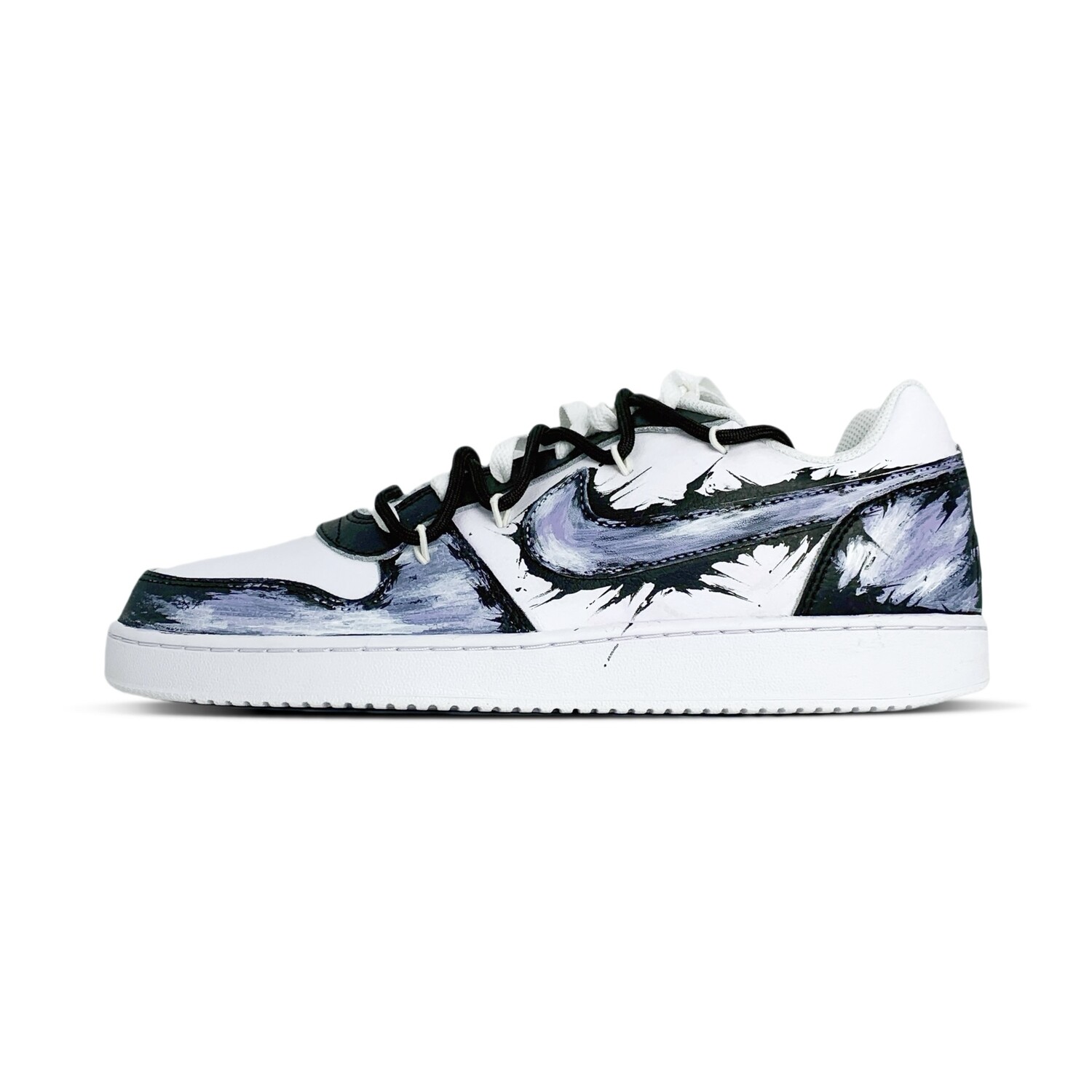 

Кроссовки Nike EBERNON Skateboarding Shoes Men Low-top Black/white, черный