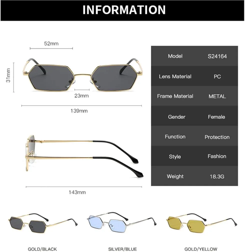 

Персонализированные женские солнцезащитные очки в маленькой оправе, ретро-солнцезащитные очки, модные мужские очки для уличной фотографии TVTBBVV, Silver Blue