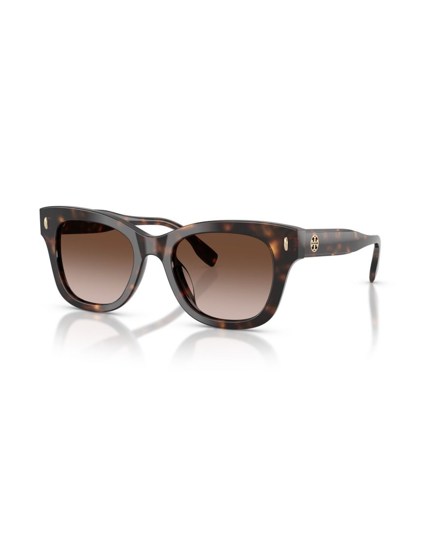 

Женские квадратные солнцезащитные очки, TY7225U Tory Burch, Dark Tortoise