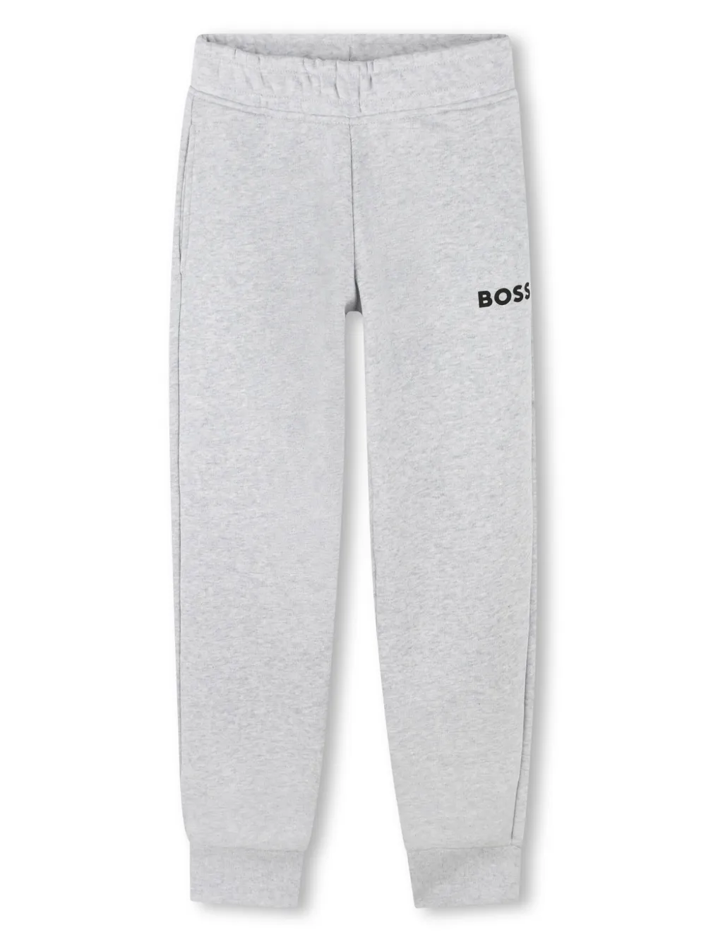 

Спортивные брюки с вышитым логотипом BOSS Kidswear, серый