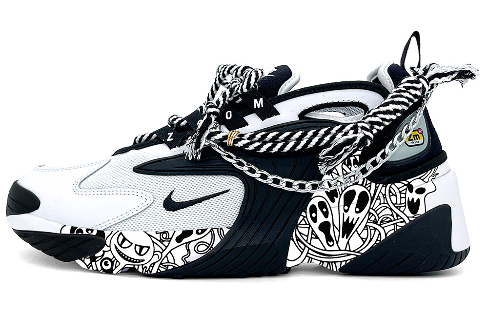 

Кроссовки Zoom 2K унисекс с низким верхом белые Nike