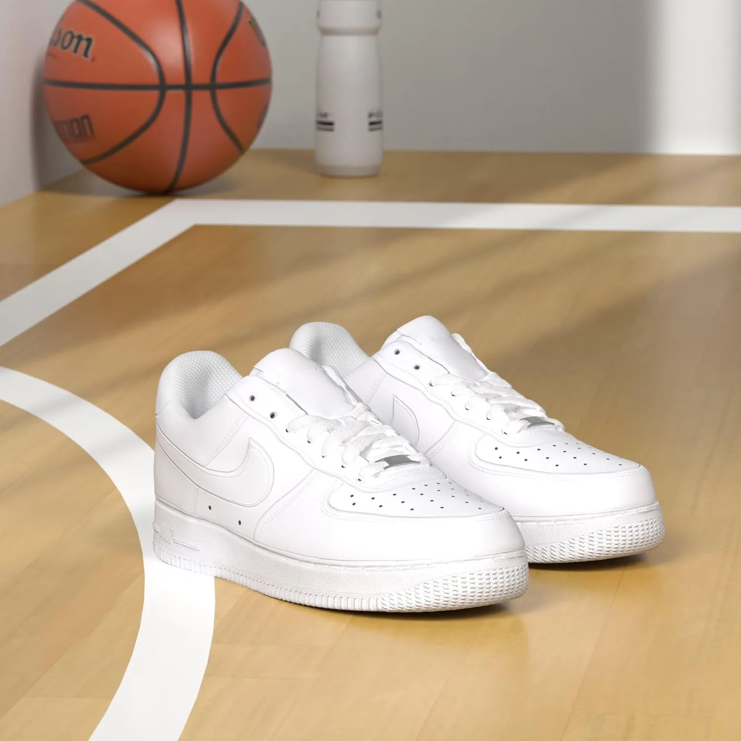 Мужские кроссовки Nike Air Force 1 '07 Fresh, белый — фото 2