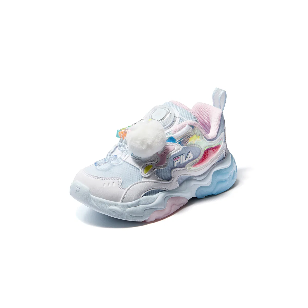 Кроссовки Rebound Low top Kids Lifestyle Shoes Blue Kids' FILA KIDS — фото 4