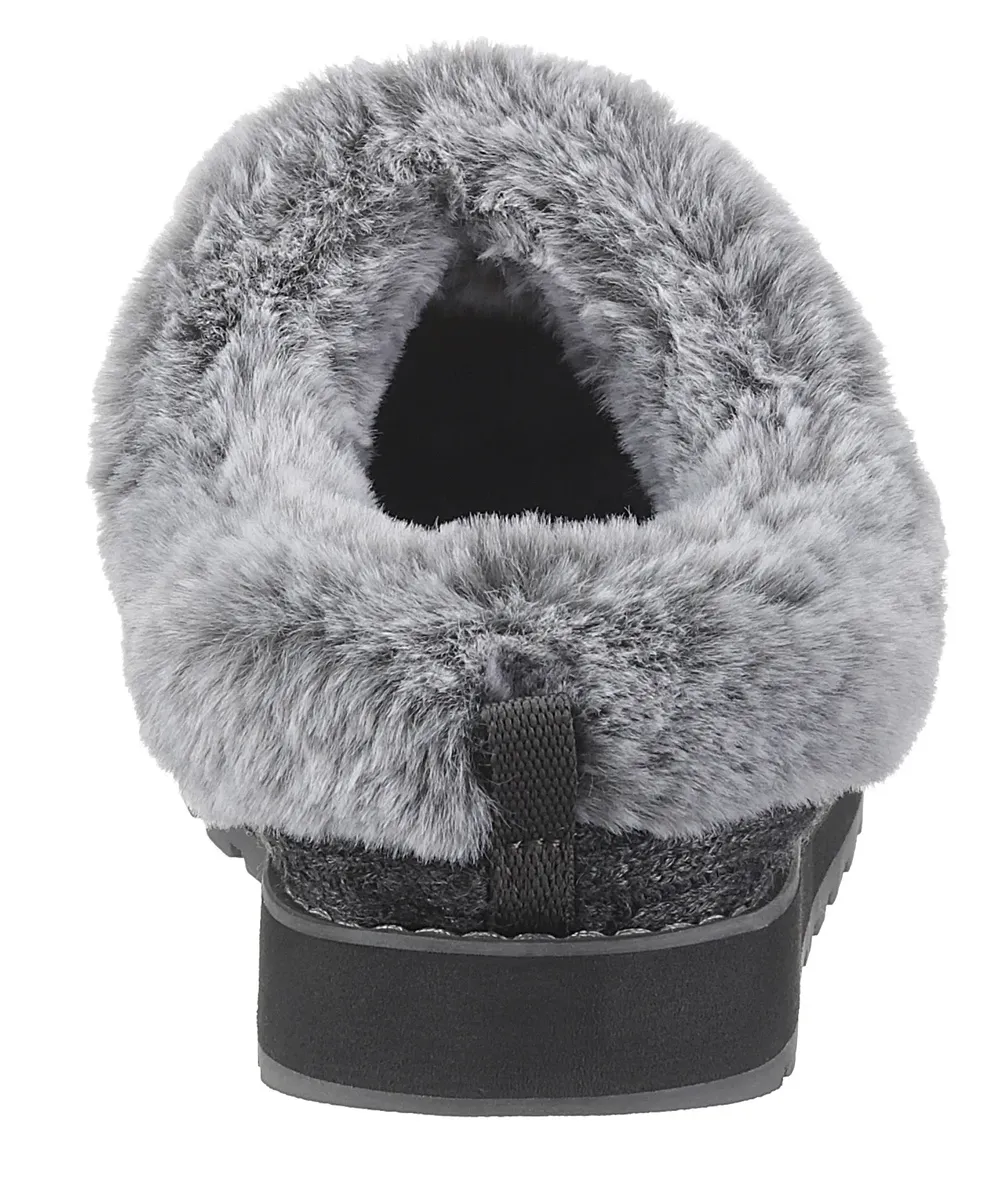 Тапочки Skechers "KEEPSAKES - ICE ANGEL", в вязаном виде, серый — фото 2