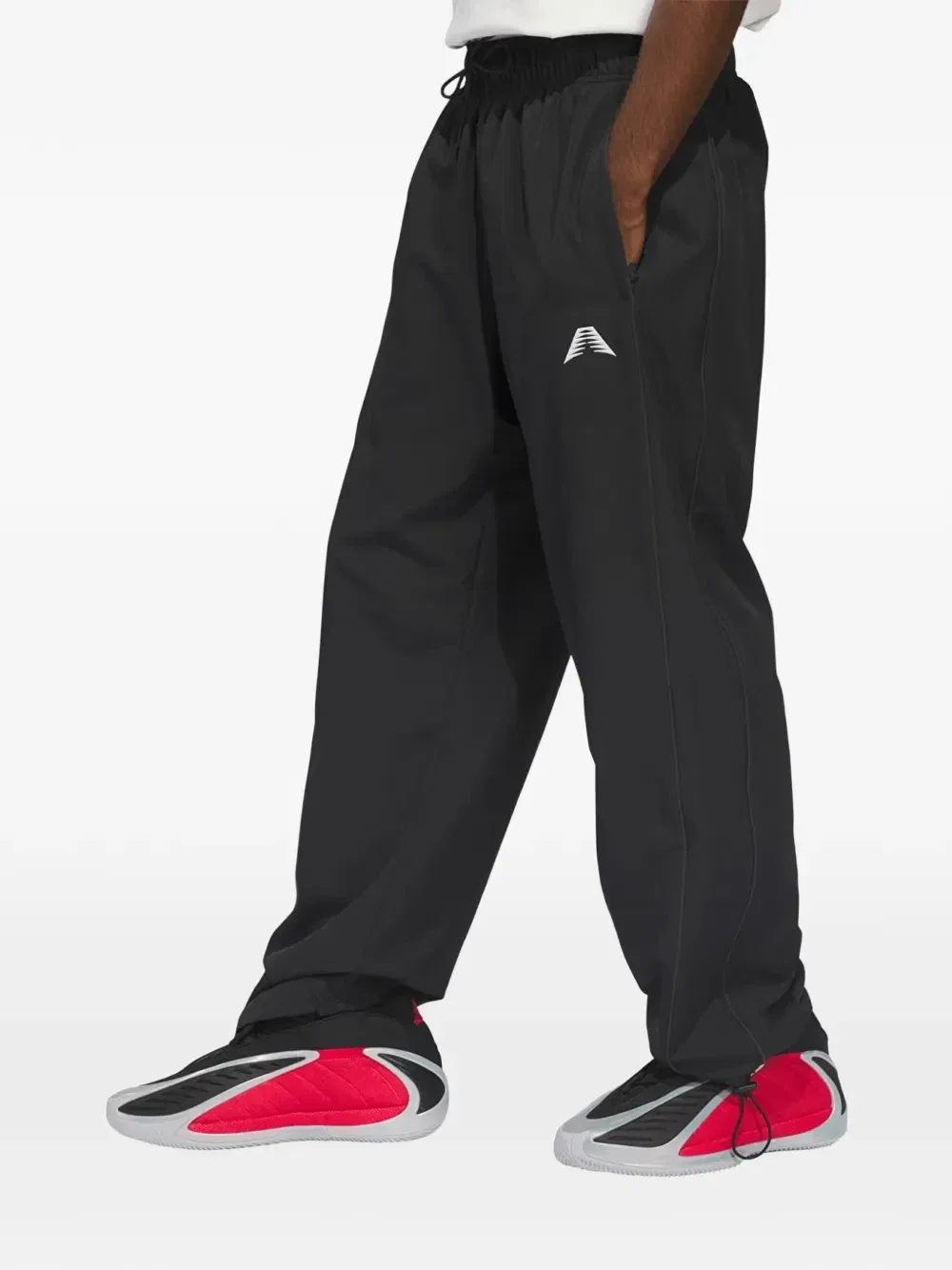 Баскетбольные тренировочные штаны Anthony Edwards Foundation Adidas, черный